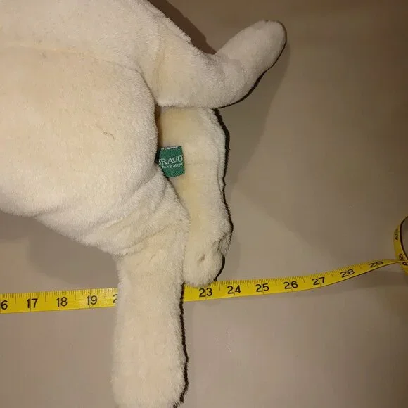 Mary Meyer Bravo Cream Labrador Retriever Plush Dog 1996 Stuffed Animal 24 Inch - Picture 6 of 10